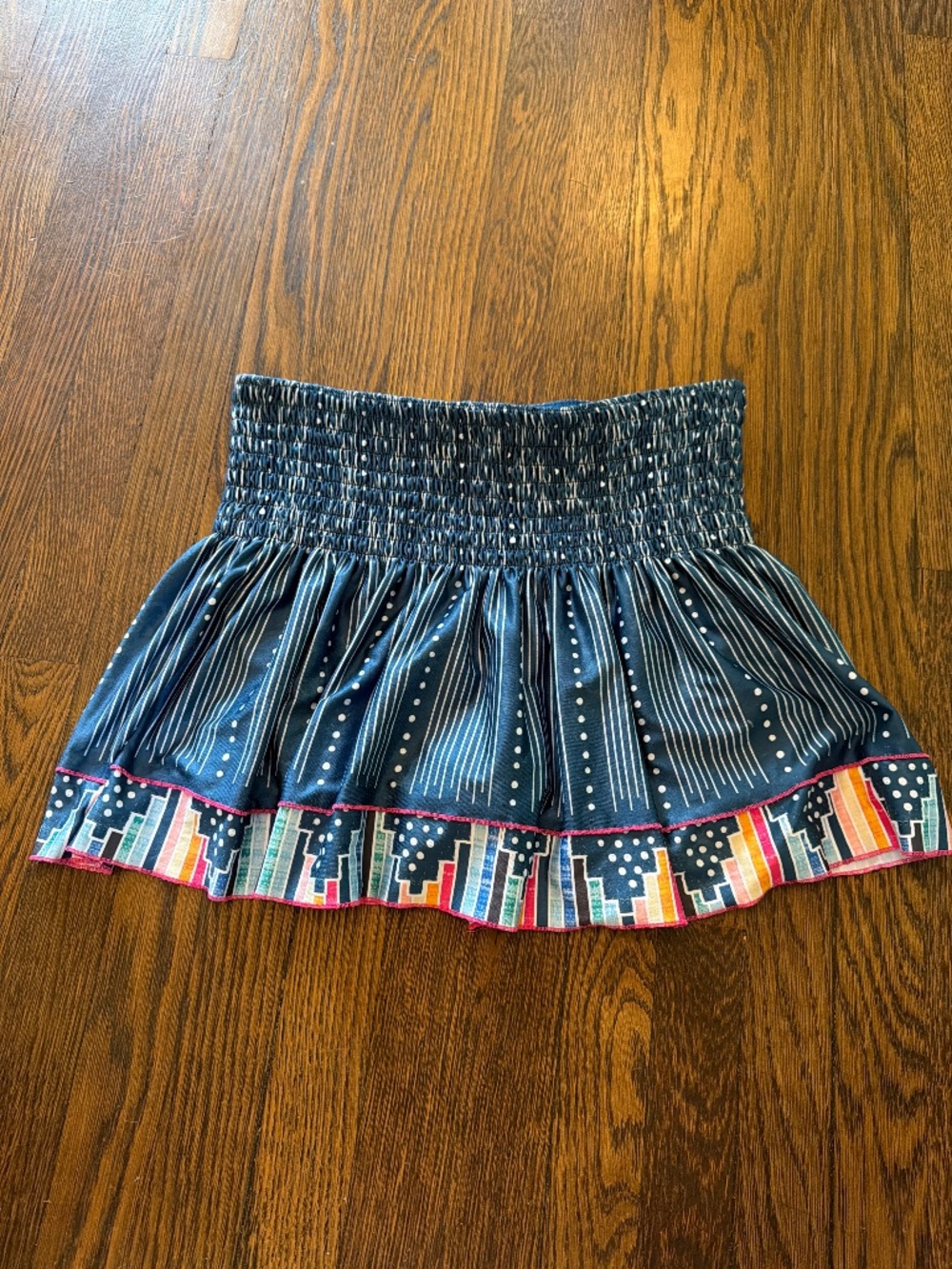 EUC Smocked Lucky in Love tennis skirt M